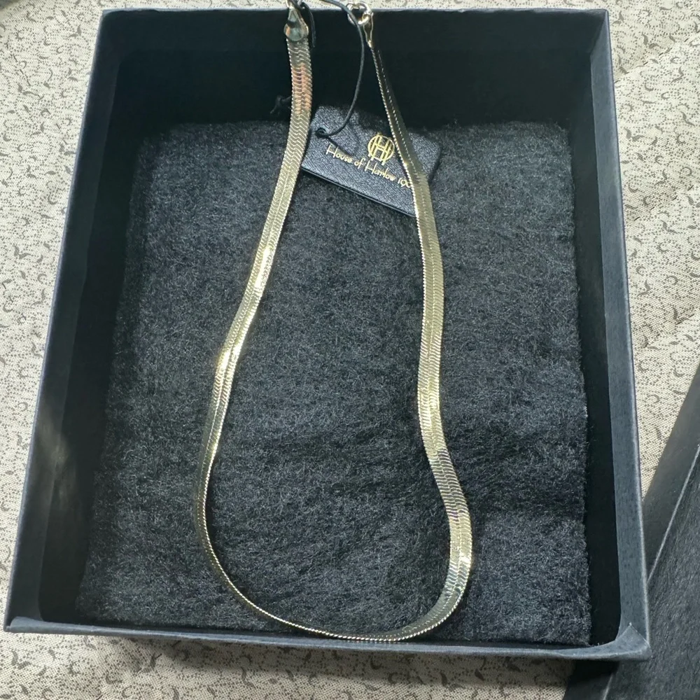 HOUSE of HARLOW 14k gold plated adjustable length chain! 🤩GORGEOUS & on trend!!